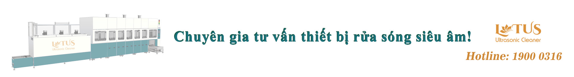 Máy rửa sóng siêu âm LOTUS - Bể rửa siêu âm công nghiệp giá tốt, vận chuyển toàn quốc