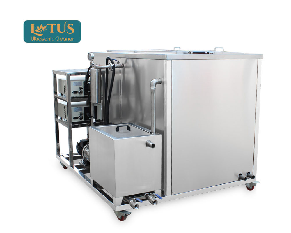 Bể rửa siêu âm công nghiệp dòng bể đôi 77L (Làm sạch + Sấy khô)